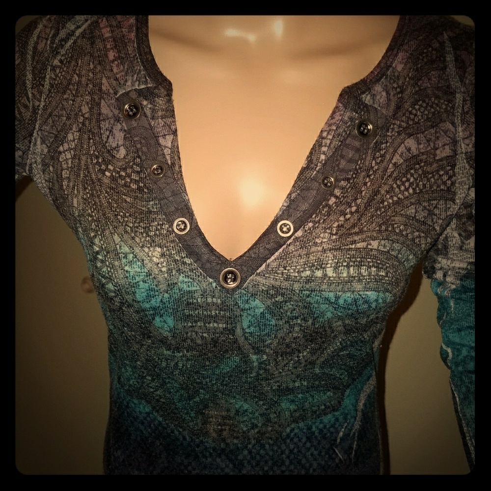 Day trip casual long sleeve knit shirt